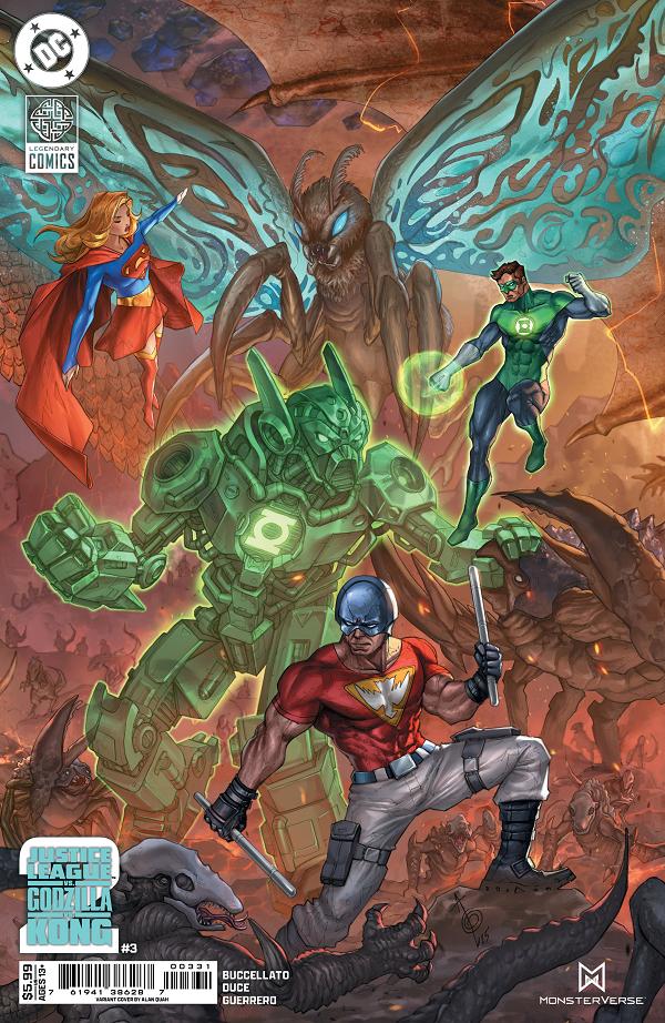 Justice League Vs Godzilla Vs Kong 2 #3 CVR C (OF 7) CVR C ALAN QUAH CARD STOCK cover