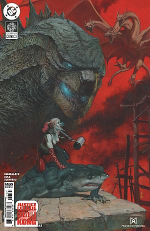 Justice League Vs Godzilla Vs Kong 2 #3 CVR B (OF 7) CVR B RICCARDO FEDERICI CARD STOCK cover