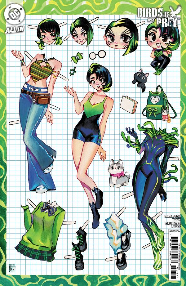 Birds Of Prey #24 CVR E CVR E INC 1:25 RIAN GONZALES CARD STOCK cover