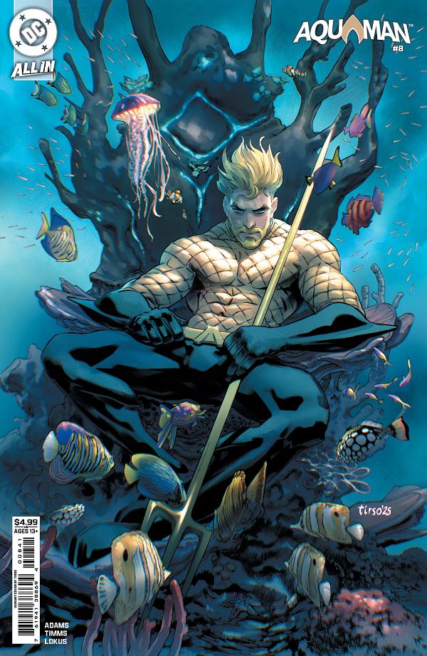 Aquaman #8 CVR D CVR D INC 1:25 TIRSO CARD STOCK cover