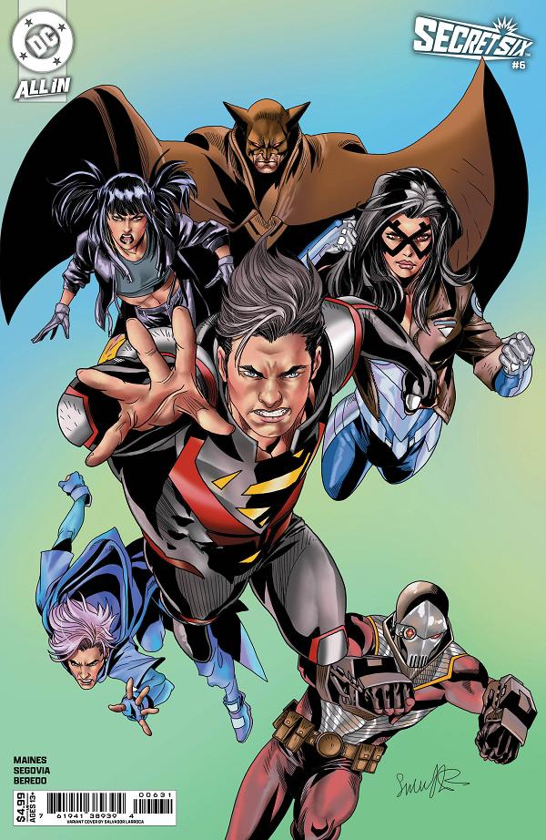Secret Six #6 CVR C (OF 6) CVR C SALVADOR LARROCA CARD STOCK cover