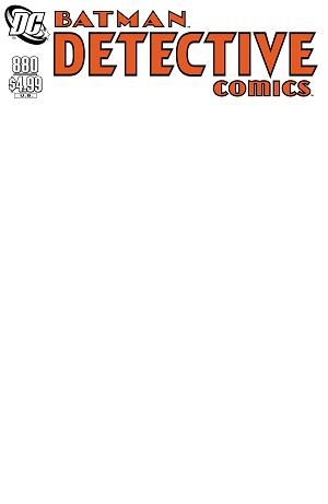 Detective Comics #880 CVR D FACSIMILE EDITION CVR D BLANK cover