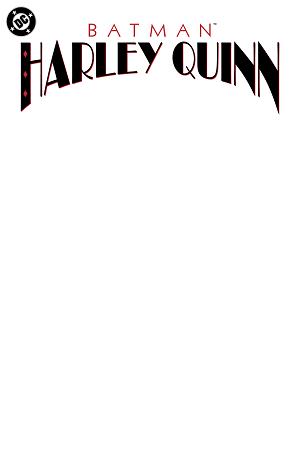 Batman Harley Quinn #1 CVR D FACSIMILE EDITION CVR D BLANK cover
