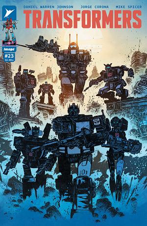 Transformers #23 CVR B CVR B JORGE CORONA & MIKE SPICER cover