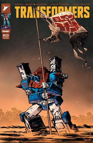 Transformers #23 CVR A DANIEL WARREN JOHNSON & MIKE SPICER cover