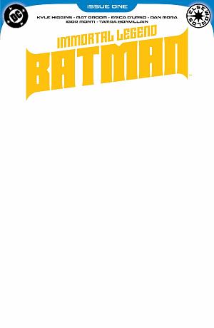 Immortal Legend Batman #1 CVR D (OF 6) CVR D BLANK cover