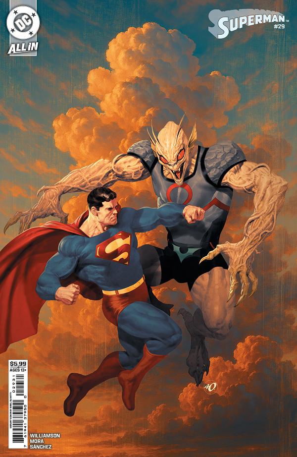 Superman #29 CVR C CVR C ARIEL OLIVETTI CARD STOCK cover