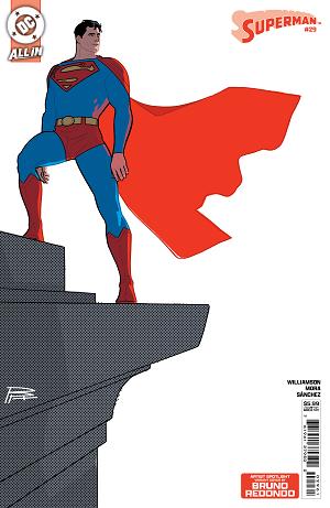 Superman #29 CVR E CVR E BRUNO REDONDO ARTIST SPOTLIGHT CARD STOCK cover