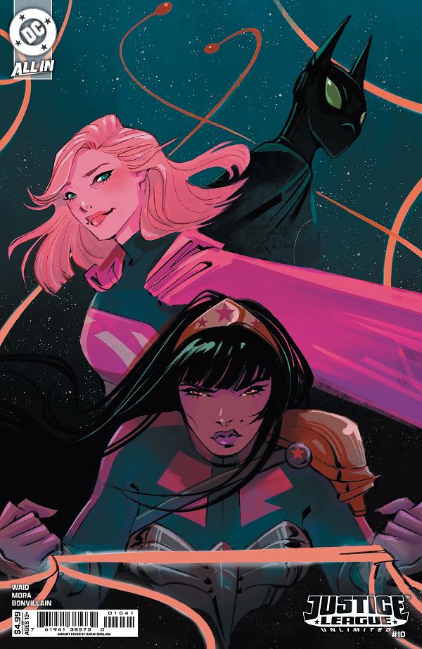 Justice League Unlimited #10 variant cover by Sarah Baslaim