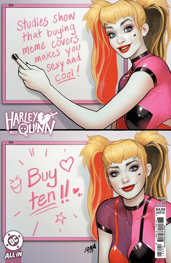 Harley Quinn #53 CVR B CVR B DAVID NAKAYAMA CARD STOCK cover