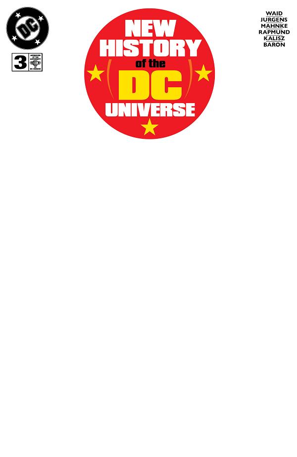 New History Of The Dc Universe #3 CVR F (OF 4) CVR F BLANK cover