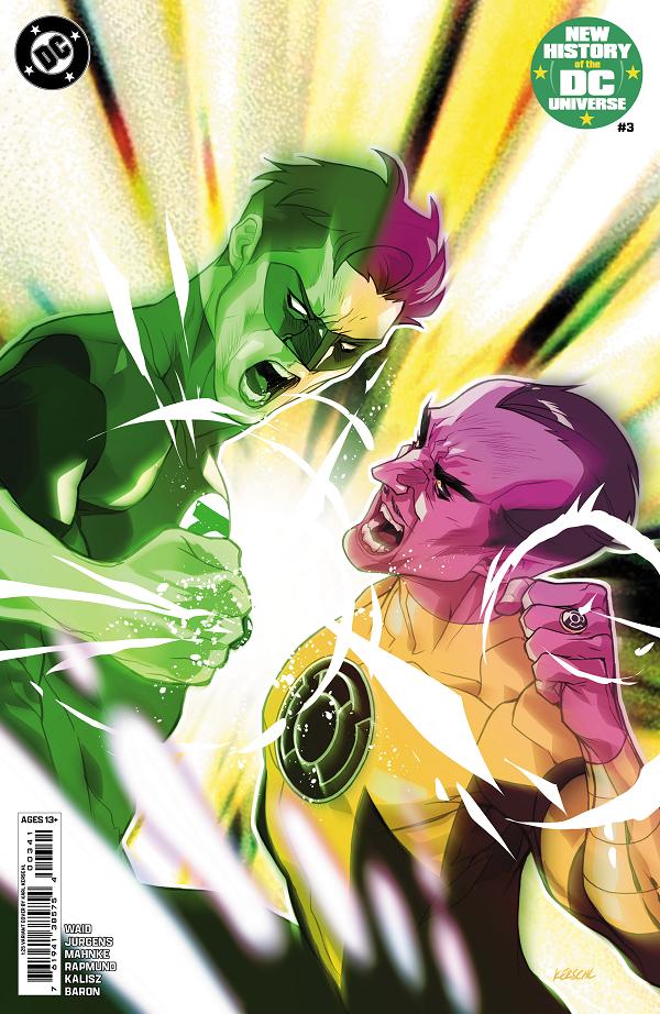 New History Of The Dc Universe #3 CVR G (OF 4) CVR G INC 1:25 KARL KERSCHL CARD STOCK cover
