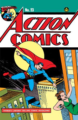 Action Comics #23 CVR B FACSIMILE EDITION CVR B JOE SHUSTER FOIL cover