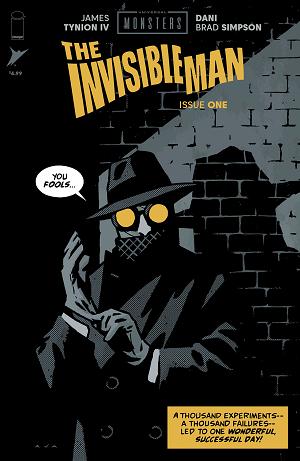 Universal Monsters The Invisible Man #1 CVR C (OF 4) CVR C INC 1:10 DAVID AJA PULP cover