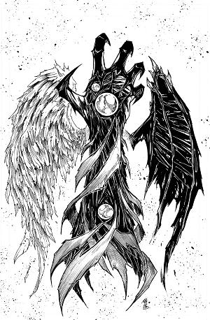 Witchblade #13 CVR D CVR D INC 1:10 GIUSEPPE CAFARO B&W VIRGIN cover