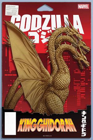 Godzilla Destroys The Marvel Universe #2 JTC ACTION FIGURE cover