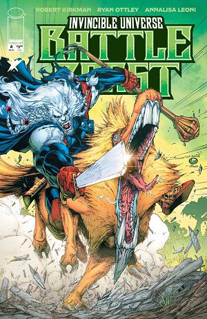 Invincible Universe Battle Beast #4 CVR E CVR E INC 1:50 BRETT BOOTH & JOHN LIVESAY cover