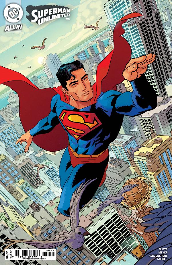Superman Unlimited #4 CVR C CVR C HAYDEN SHERMAN CARD STOCK cover