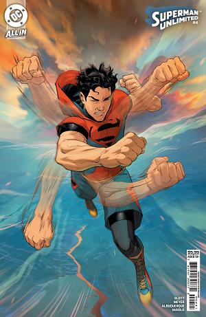Superman Unlimited #4 CVR E CVR E INC 1:25 RYAN BENJAMIN CARD STOCK cover