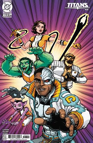 Titans #26 CVR B CVR B CHRIS BURNHAM CARD STOCK cover