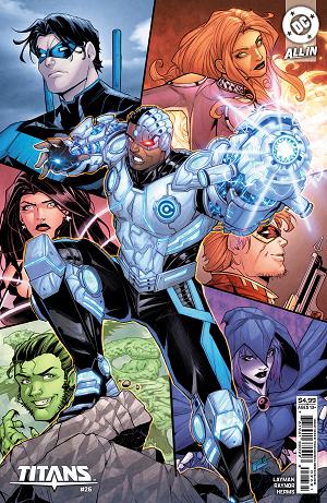 Titans #26 CVR C CVR C TRAVIS MERCER CARD STOCK cover