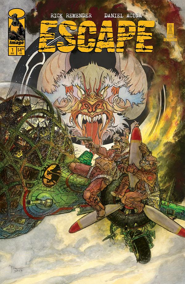 Escape #1 CVR B CVR B INC 1:15 MICHAEL WM KALUTA cover