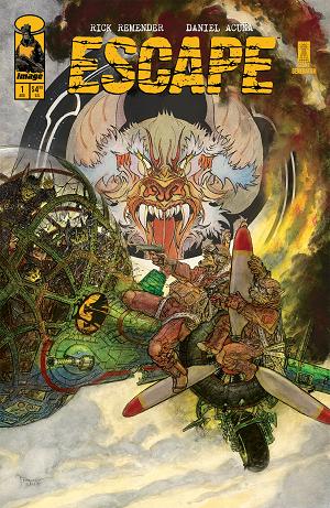 Escape #1 CVR B CVR B INC 1:15 MICHAEL WM KALUTA cover
