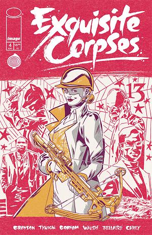 Exquisite Corpses #4 CVR C CVR C MICHAEL WALSH POLYBAGGED & PLAYING CARD cover