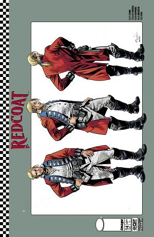 Redcoat #14 CVR C CVR C BRYAN HITCH & BRAD ANDERSON DESIGN cover
