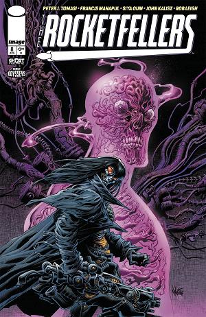 Rocketfellers #8 CVR B CVR B KYLE HOTZ & DAN BROWN cover