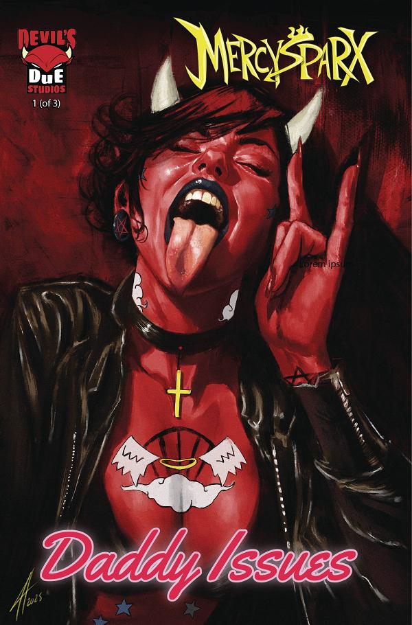Mercy Sparx Daddy Issues #1 cover by Joel H Herrera