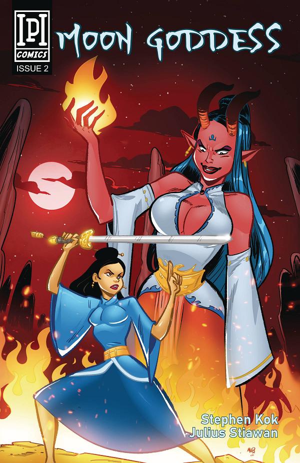 Moon Goddess #2 cover by Manuel Bracchi