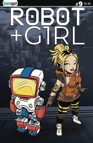 Robot + Girl #9 CVR A DYNAMIC DUO cover