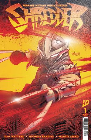 Teenage Mutant Ninja Turtles Shredder #1 CVR E FOIL SANTOLOU cover