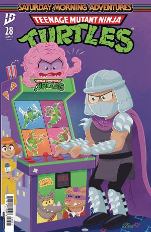Tmnt Saturday Morning Adv #28 CVR B HUNTING cover