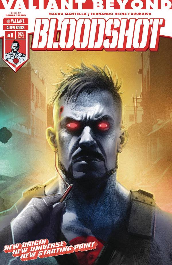 Valiant Beyond Bloodshot #1 variant cover by Dennis Calero