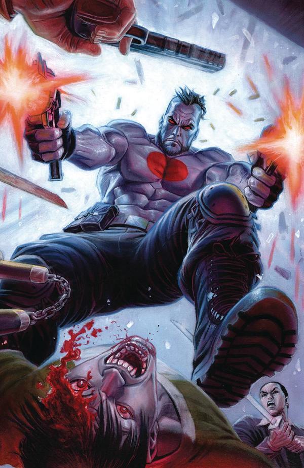 Valiant Beyond Bloodshot #1 variant cover by Nahuel Grego