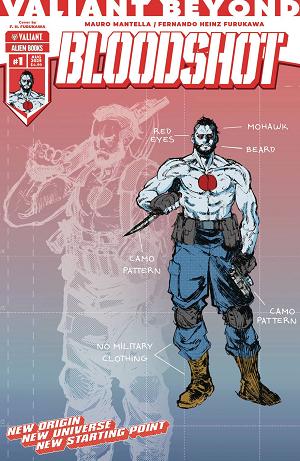 Valiant Beyond Bloodshot #1 CVR D FURUKAWA DESIGN (MR) cover