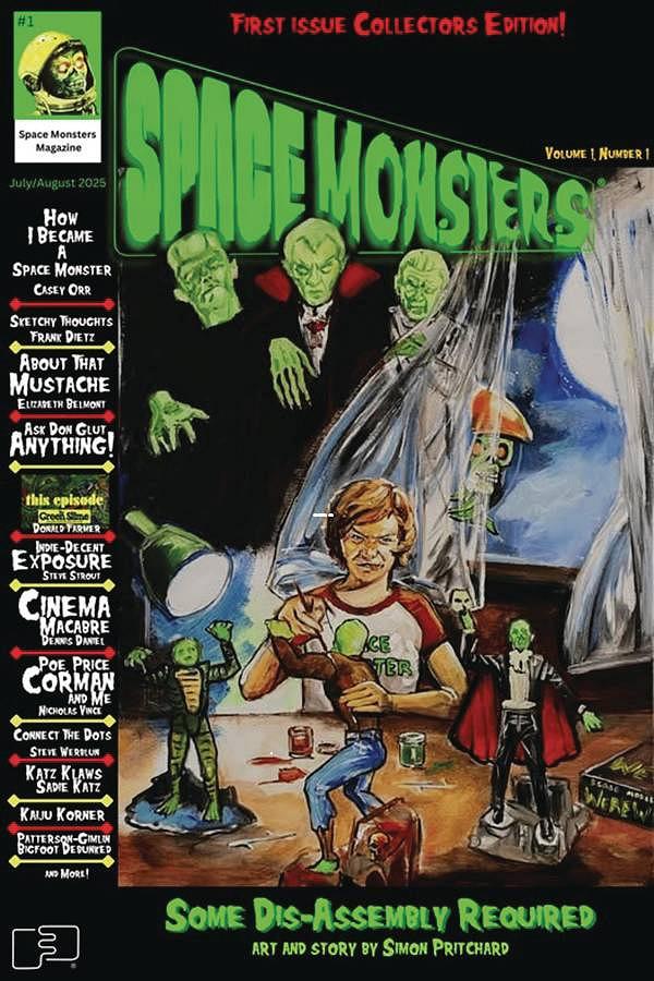 Space Monsters Magazine #1 cover