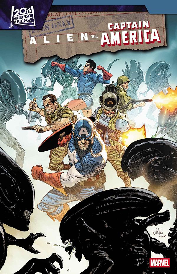 Alien Vs. Captain America #2 cover