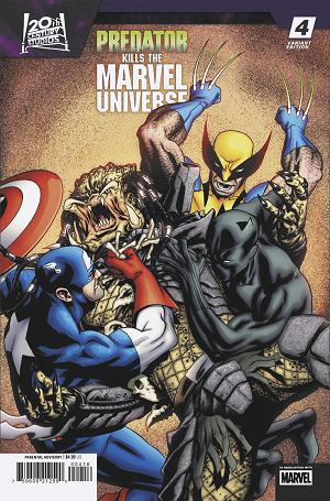 Predator Kills The Marvel Universe #4 MIKE MCKONE VARIANT [1:25] cover