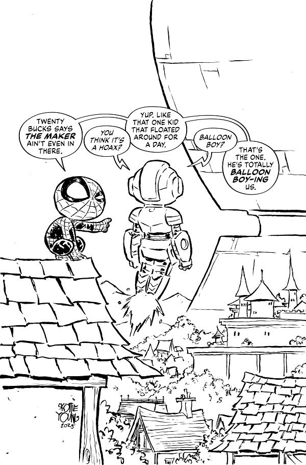 Ultimate Endgame #1 SKOTTIE YOUNG BLACK AND WHITE VIRGIN VARIANT [1:100] cover