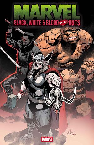 Marvel: Black, White & Blood And Guts #2 cover