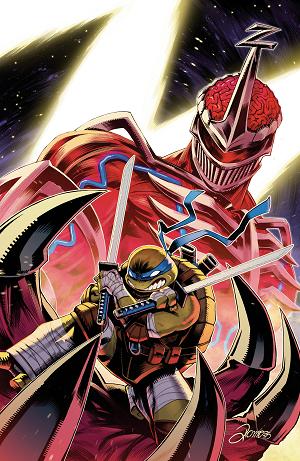 Mighty Morphin Power Rangers/Teenage Mutant Ninja Turtles Iii D Variant (Full Art, Foil, Zonno) #3 D Variant (Full Art, Foil, Zonno) cover