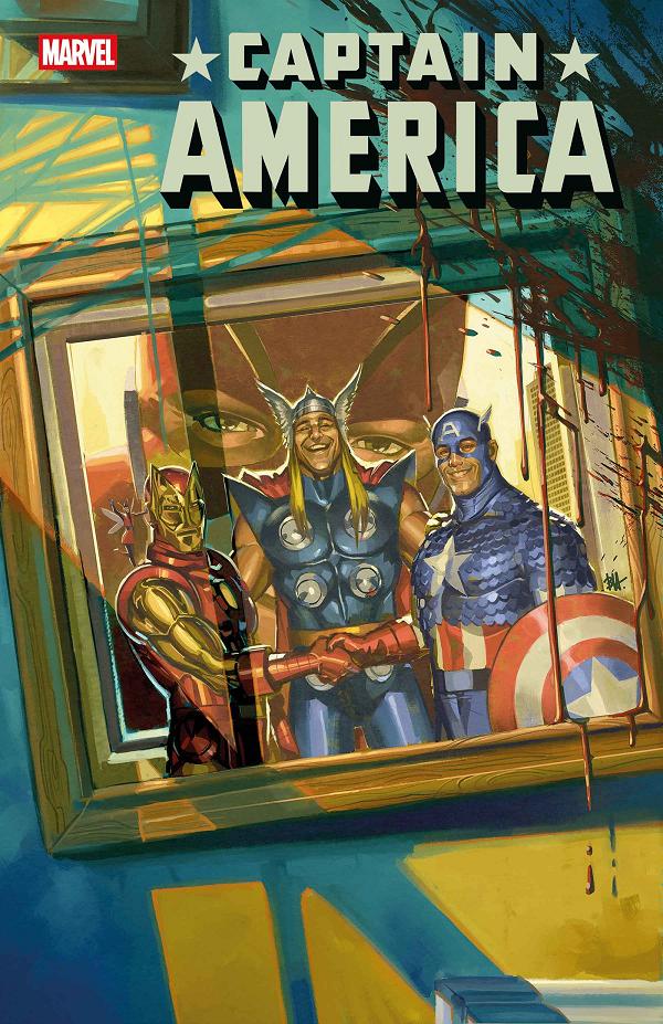 Captain America #5 cover by Ben Harvey