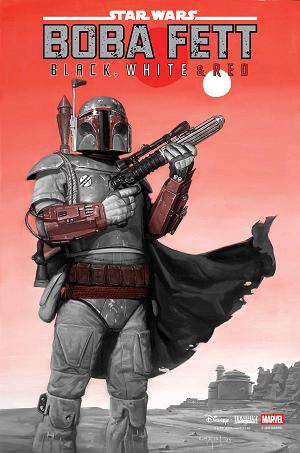 Star Wars: Boba Fett - Black, White & Red #3 cover