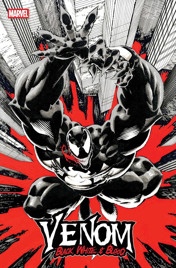 Venom Black White & Blood #4 cover