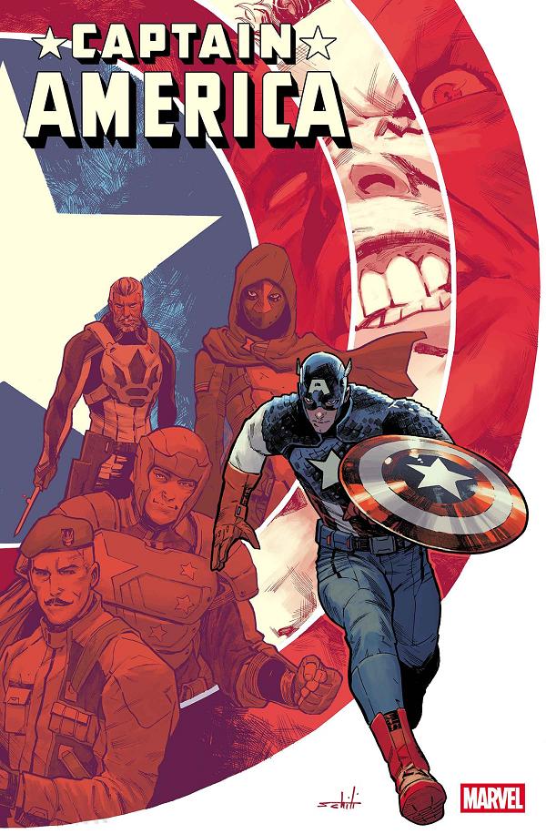 Captain America #6 cover by Ben Harvey
