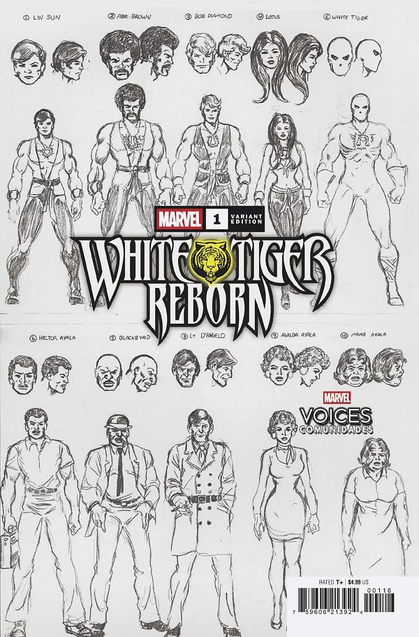 White Tiger: Reborn #1 GEORGE PEREZ HIDDEN GEM VARIANT [1:50] cover