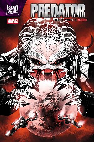 Predator Black White & Blood #4 STEPHEN SEGOVIA VARIANT [1:25] cover
